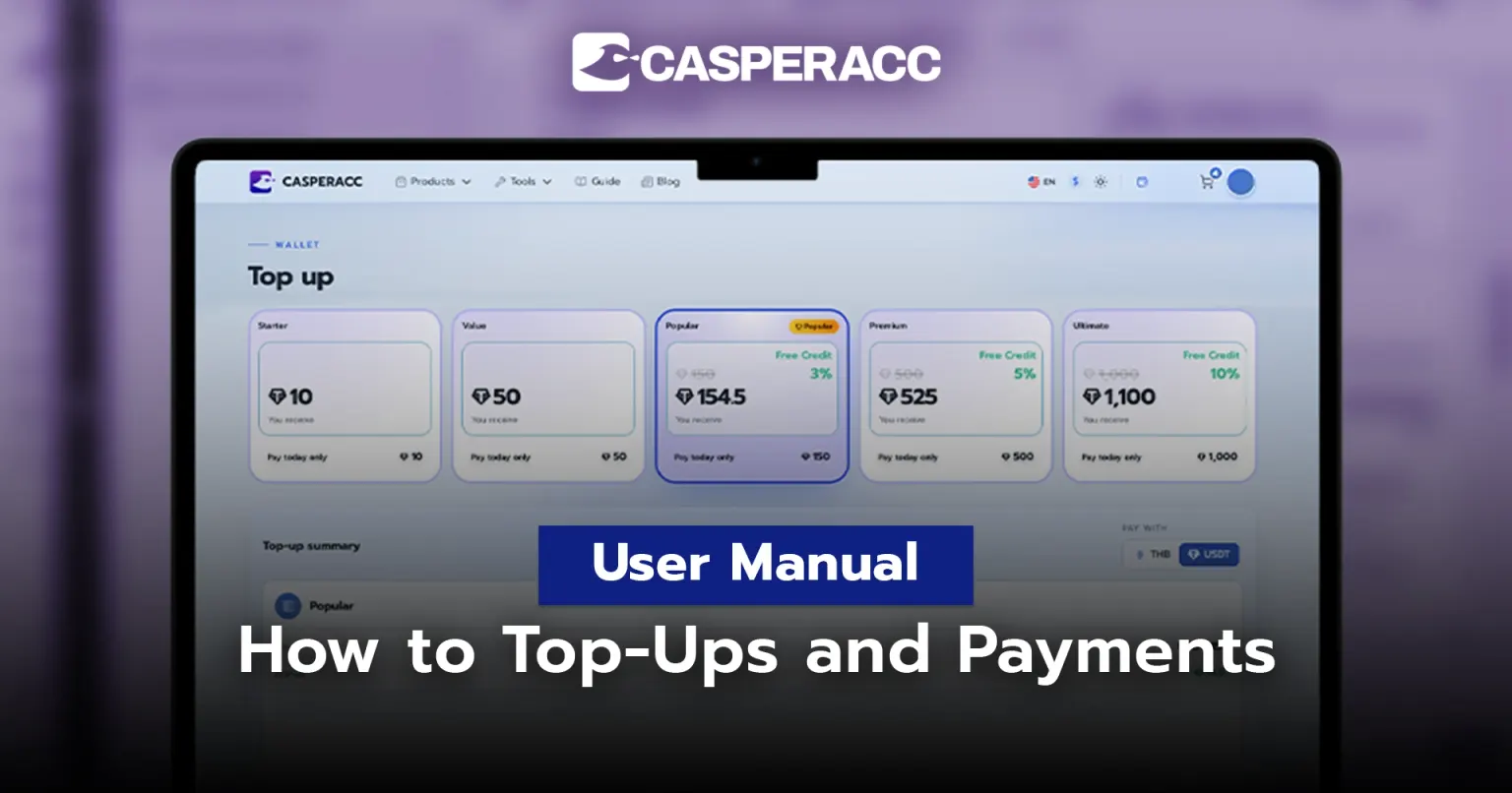 User Manual — How to Top-Ups and Payments